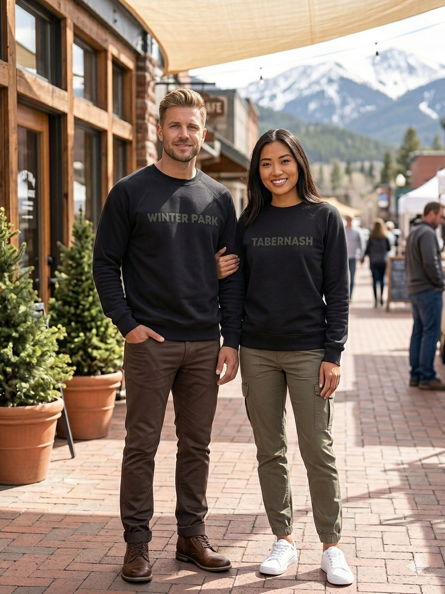 Black Crewneck Tabernash